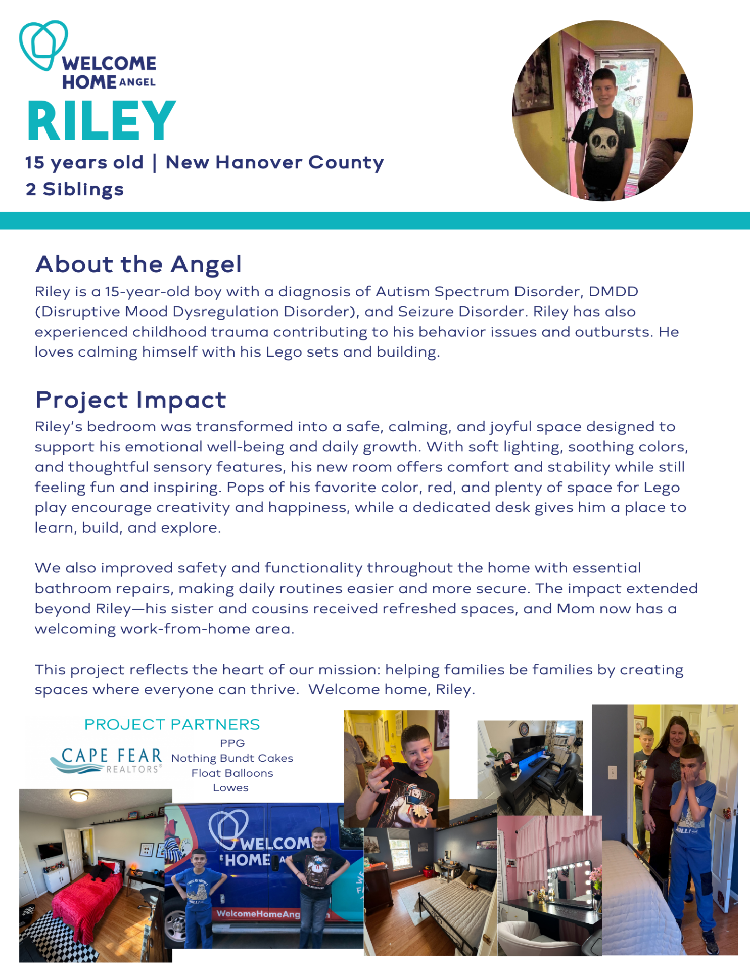 Riley's Post Reveal Impact Statement