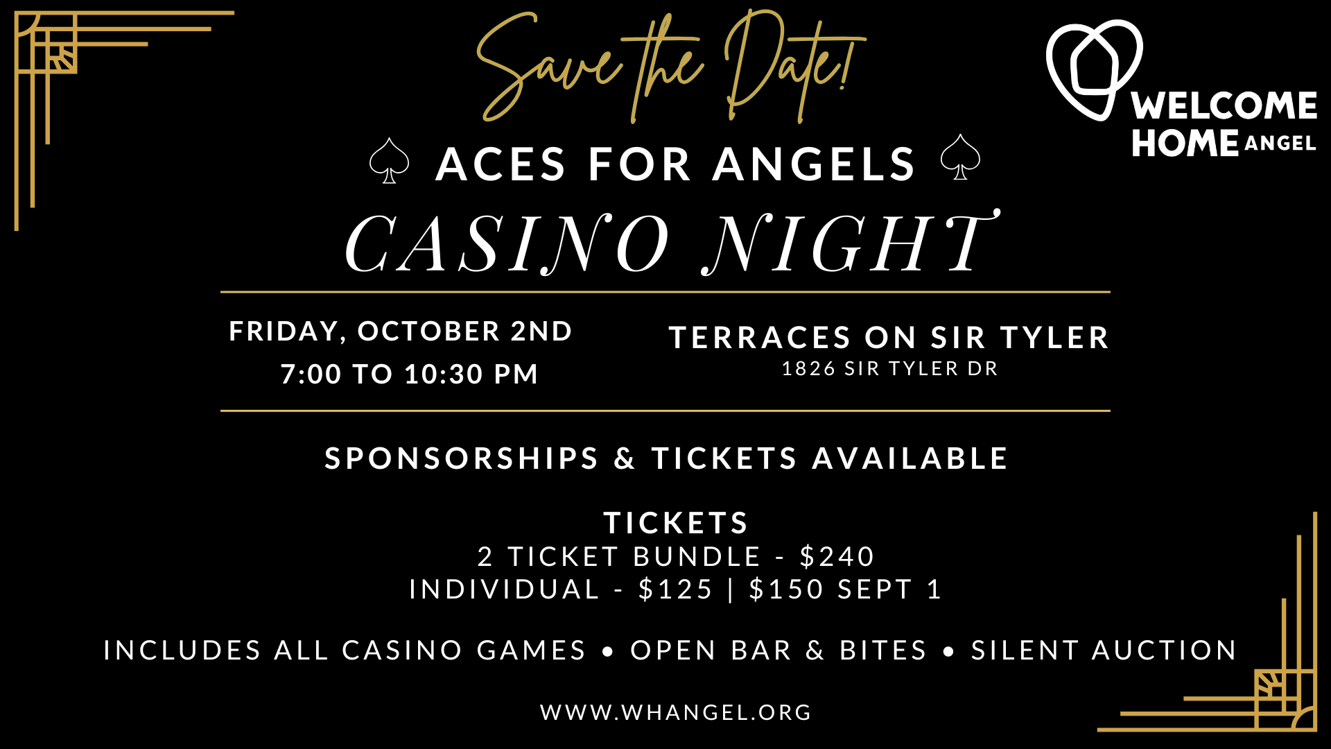 Save The Date Casino Night 2026 (1920 x 1080 px) 2026 Casino Night